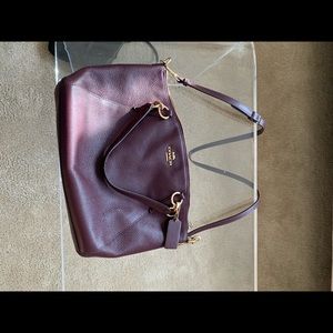 Coach leather cross body